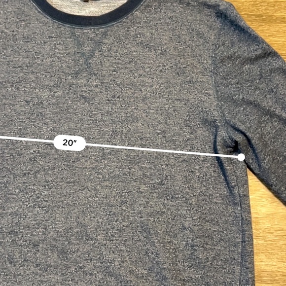 Threads 4 Thought Mens Crew Neck Shirt Size L Blue - Picture 8 of 9